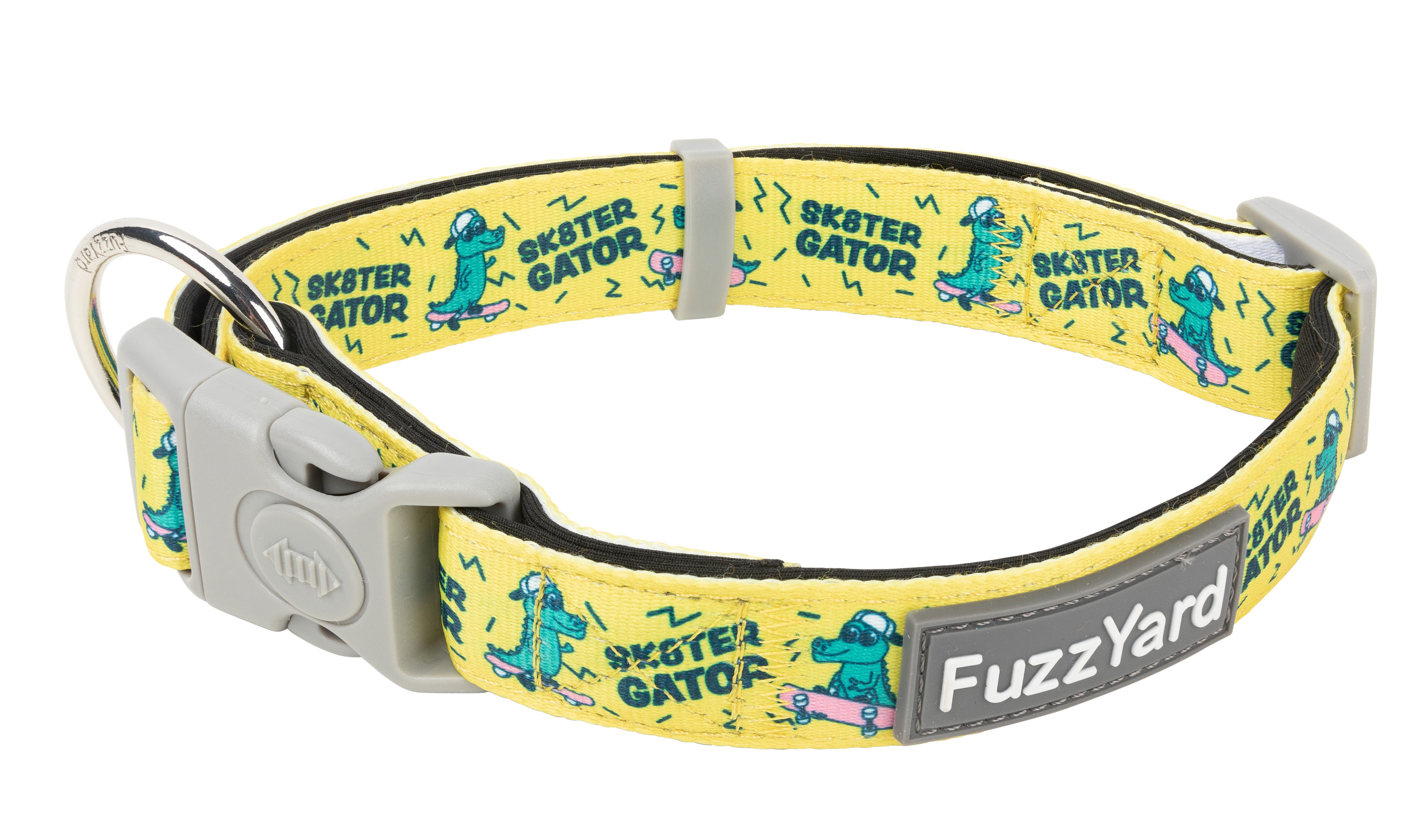 Sk8ter Gator Dog Collar