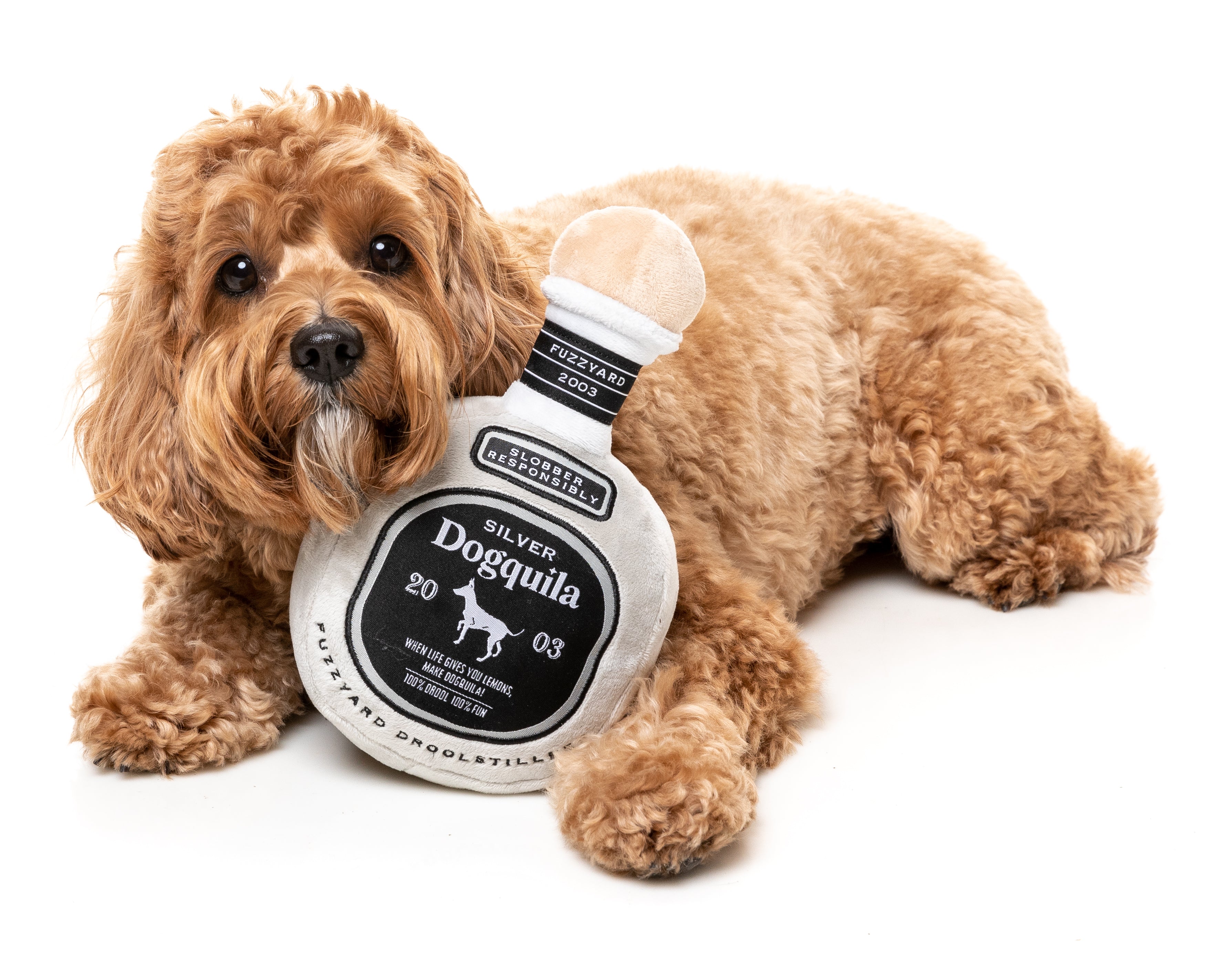 FuzzYard Silver Dogquila - Dog Toy