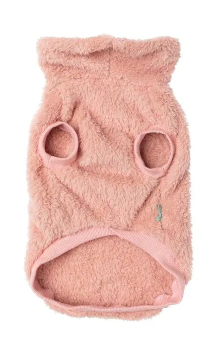 Turtle Teddy Sweater - Rose Pink