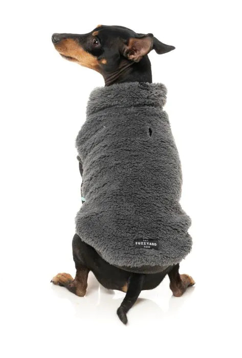 Turtle Teddy Sweater - Charcoal