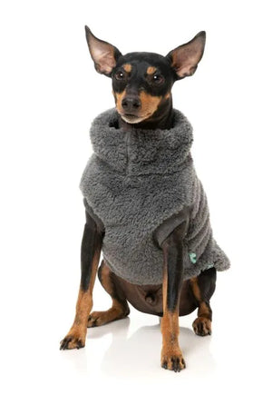 Turtle Teddy Sweater - Charcoal