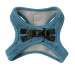 FuzzYard Life Corduroy Step In Harness - French Blue
