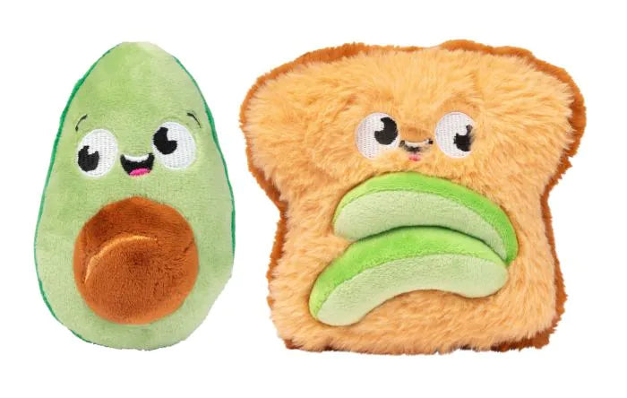 Avocado & Toast 2PK - Dog Toy