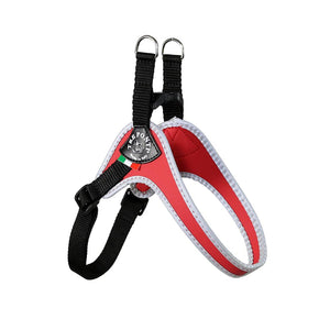 Easy Fit Classic Red Harness with Adjustable Girth