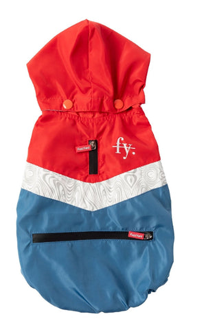 The Seattle Raincoat - Red & Blue