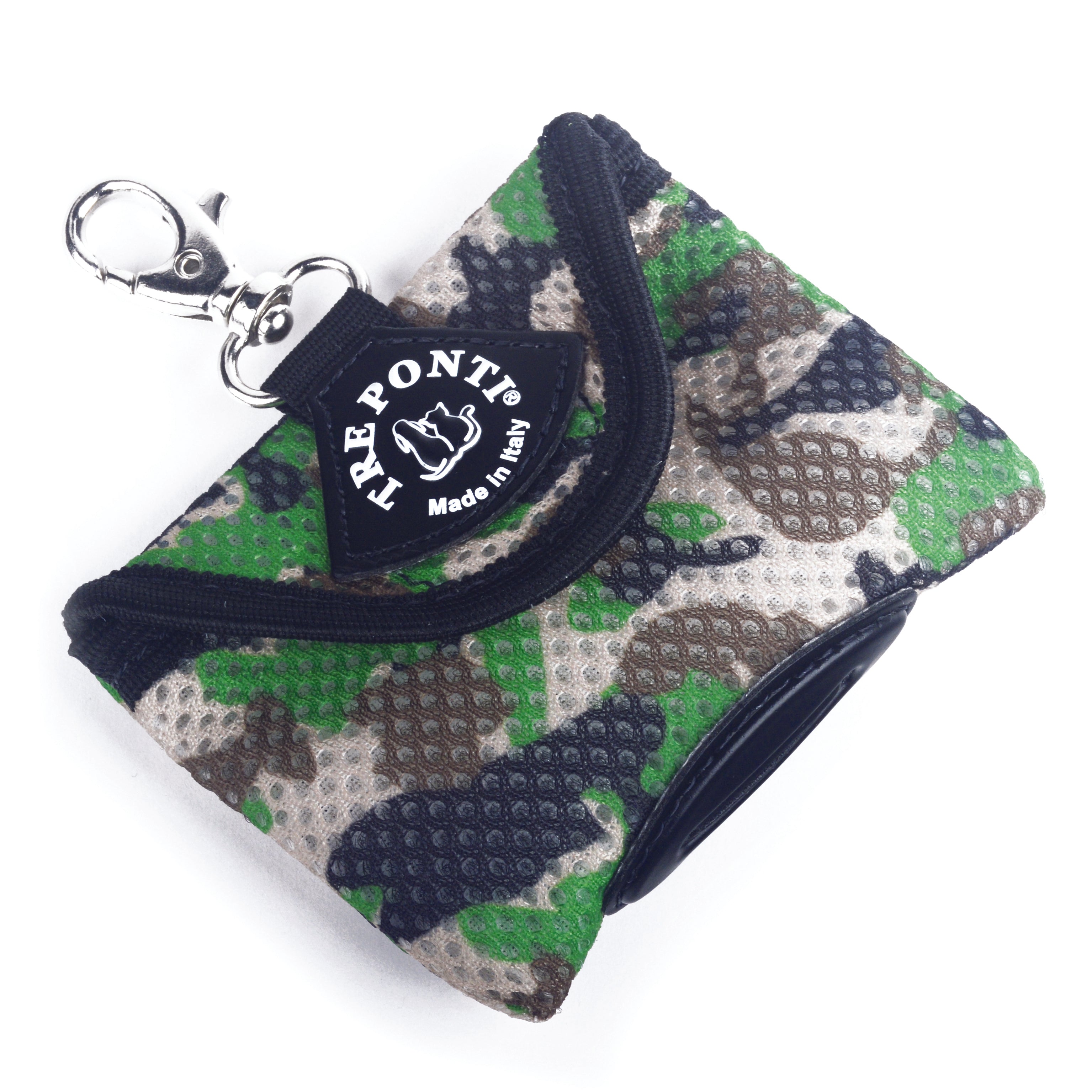 Mesh Poo Bag Dispenser Green Camo