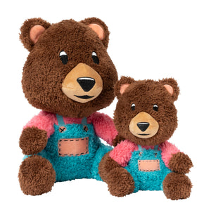Fuzz Bear Plush Dog Toy