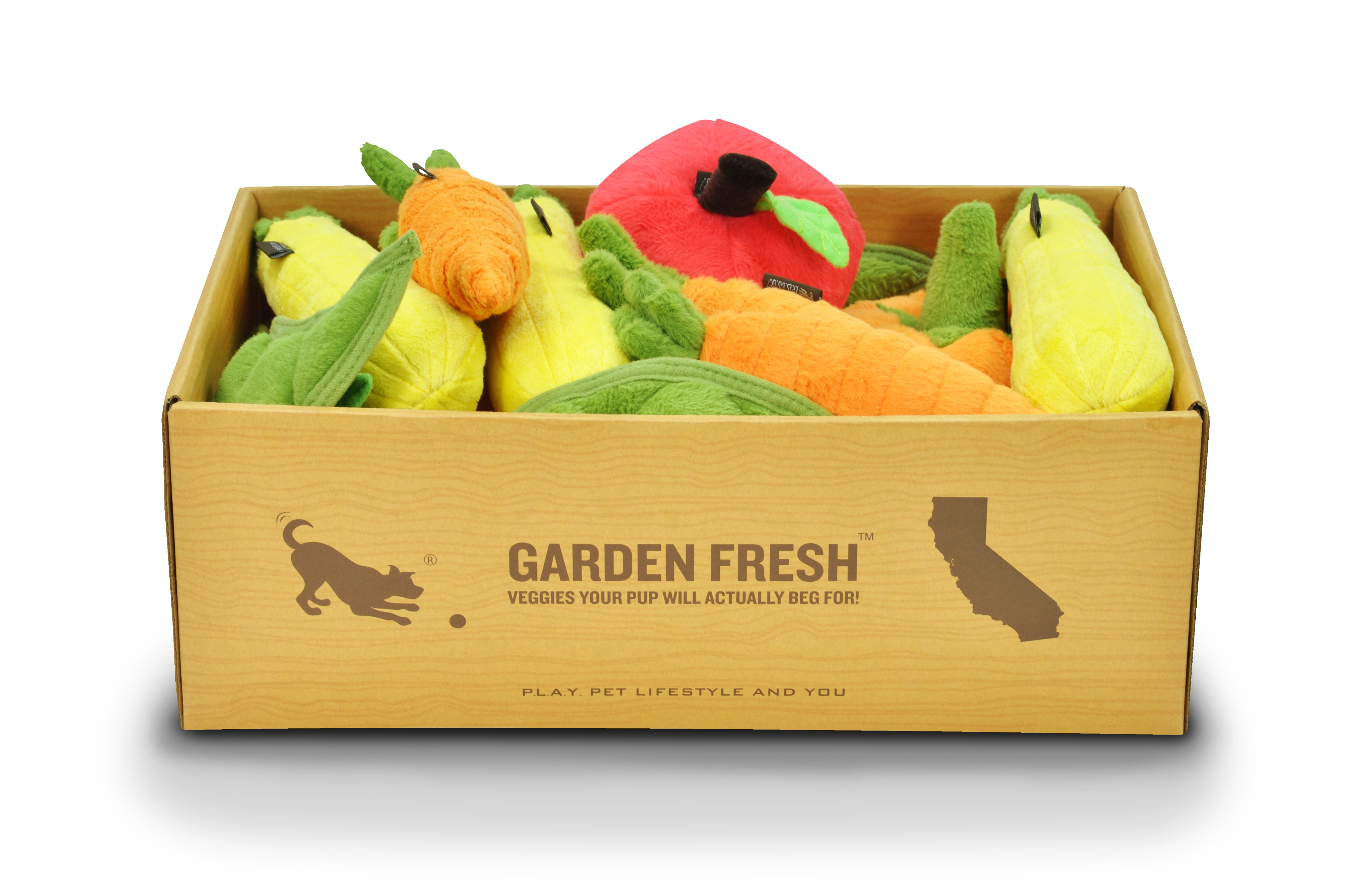Garden Fresh Set Of 5 x 3 Toys in POS Crate