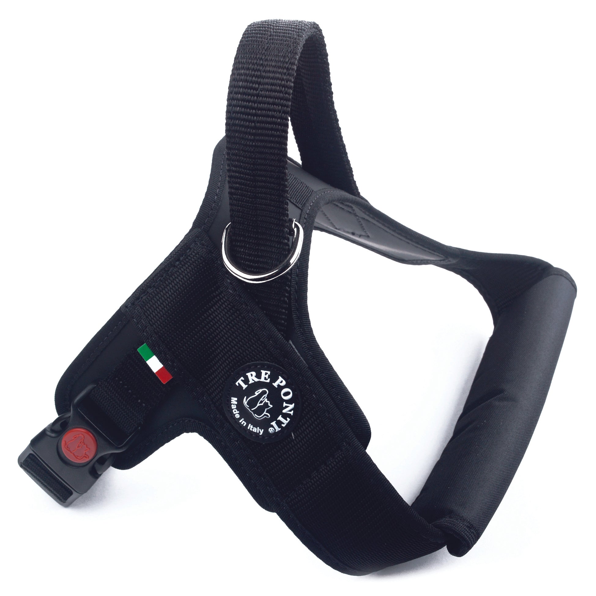 Primo Plus Harness With Handle Black Reflective Trim