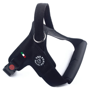 Primo Plus Harness With Handle Black Reflective Trim