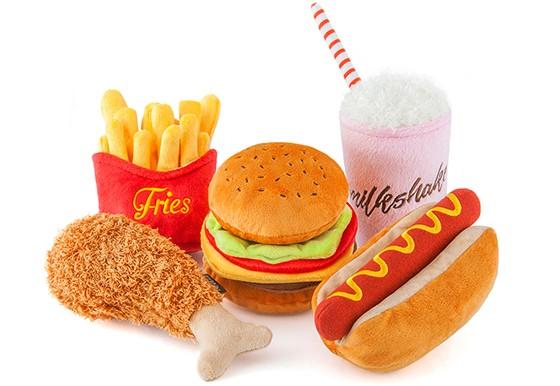 French Fries Plush Dog Toy