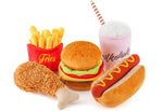 French Fries Plush Dog Toy